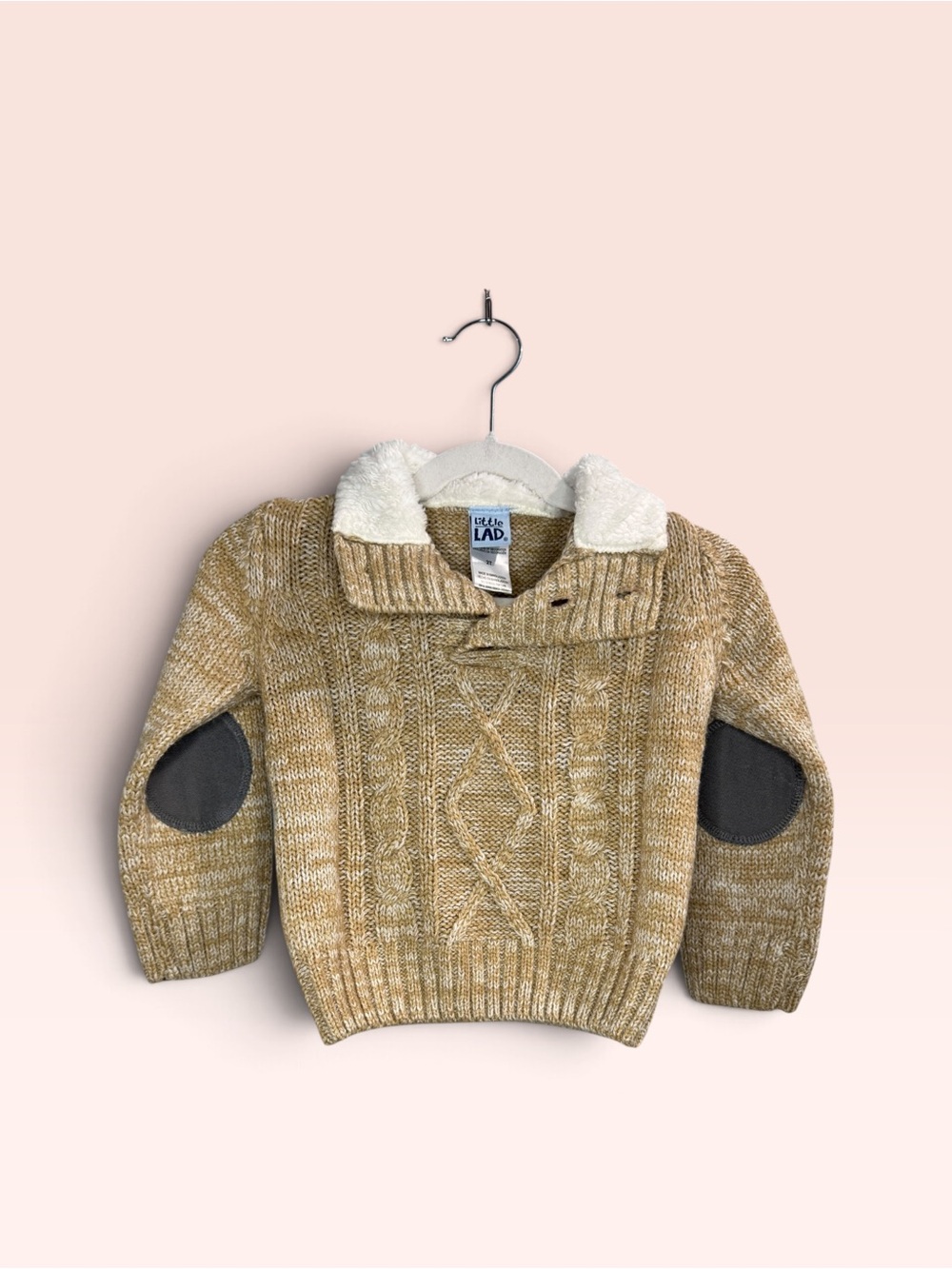 Little lad 2t sherpa sweater